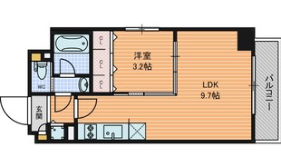 レオンコンフォート北浜の物件間取画像